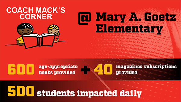 Coach Mack's Corner at Mary A. Goetz Elementary Coach Mack's Corner at Mary A. Goetz Elementary